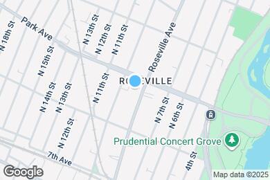 Map image of the property - 246 Roseville Ave