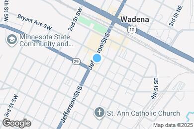 Map image of the property - 218 Jefferson St S