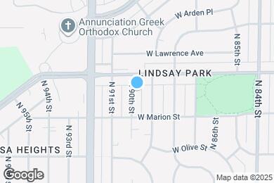 Map image of the property - 4348 N 90th St