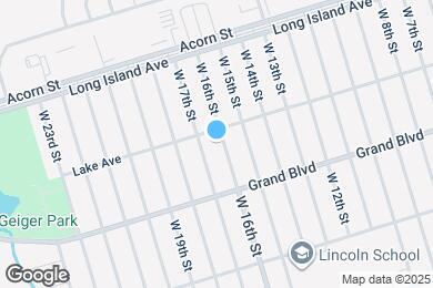 Map image of the property - 72 W 16th St
