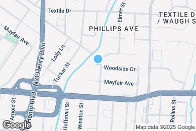 Map image of the property - 1215 Gatewood Ave