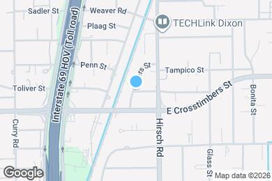 Map image of the property - 4103 E Toliver St