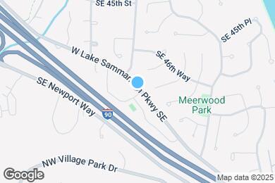 Map image of the property - 4641 W Lake Sammamish Pky SE