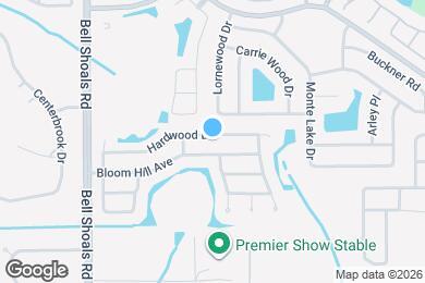 Map image of the property - 1115 Hardwood Dr