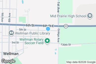 Map image of the property - 209 5th St