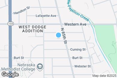 Map image of the property - 8506 Izard St