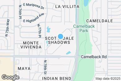 Map image of the property - 7850 E Camelback Rd