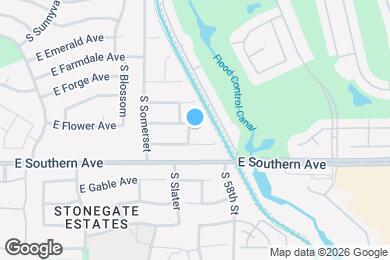 Map image of the property - 5725 E Flower Cir