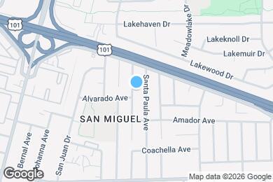 Map image of the property - 826 San Pablo Ave