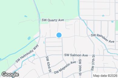 Map image of the property - 4120 SW Reindeer Ave