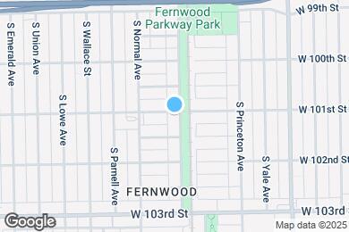 Map image of the property - 10100 S Eggleston Ave