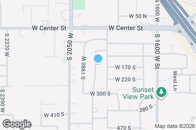 Map image of the property - 163 S 1920 W