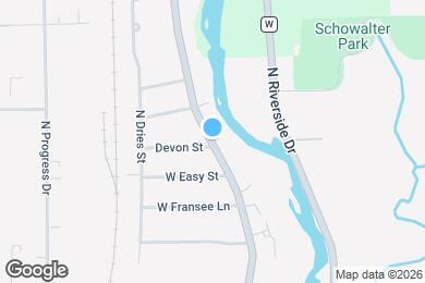 Map image of the property - 550 N Mill St