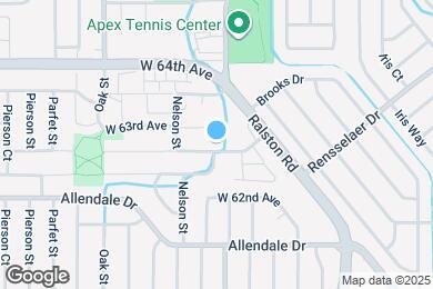 Map image of the property - 10503 W 62nd Pl
