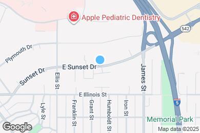 Map image of the property - 518 E Sunset Dr