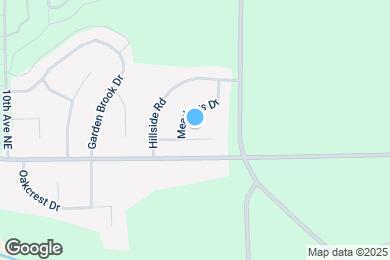 Map image of the property - 1419 Hillside Ct