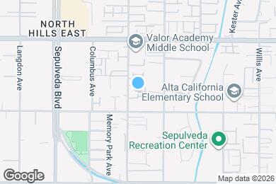 Map image of the property - 8926 Burnet Ave