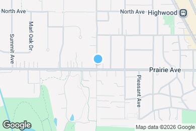 Map image of the property - 350 Prairie Ave