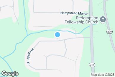 Map image of the property - 165 N Fayette Dr