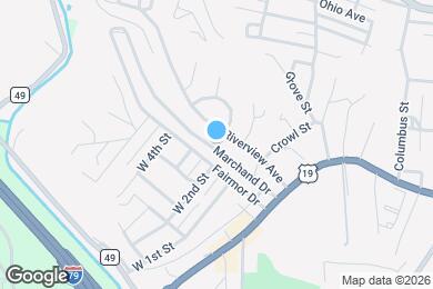 Map image of the property - 345 Riverview Ave