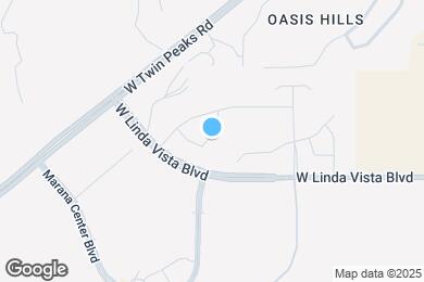 Map image of the property - 9666 N Rancho Lozano