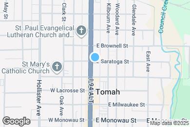 Map image of the property - 702 Superior Ave