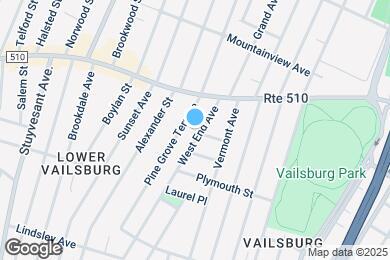Map image of the property - 33 West End Ave