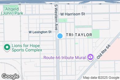 Map image of the property - 801 S Western Ave