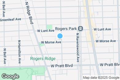 Map image of the property - 1902 W Morse Ave
