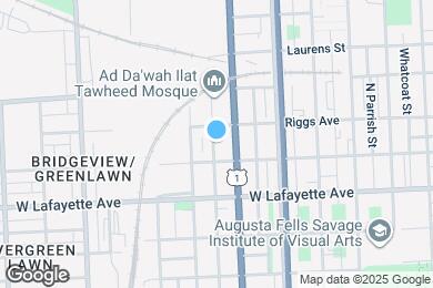 Map image of the property - 1011 Appleton St