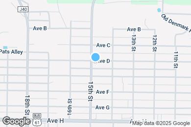 Map image of the property - 1432 Avenue D