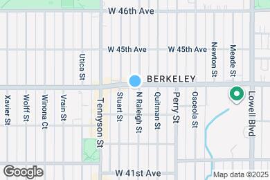 Map image of the property - 4361 N Raleigh St