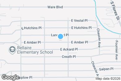 Map image of the property - 351 E Amber St