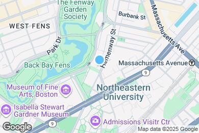 Map image of the property - 171 Hemenway St