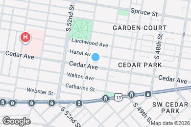 Map image of the property - 5025 Cedar Ave