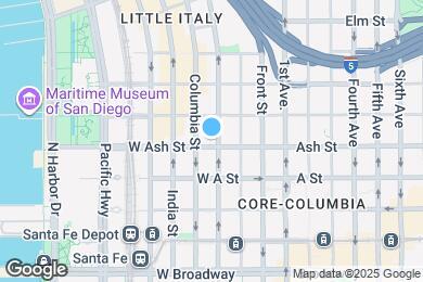 Map image of the property - 425 W Beech St