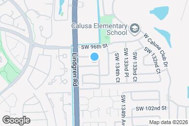 Map image of the property - 13511 SW 98th St