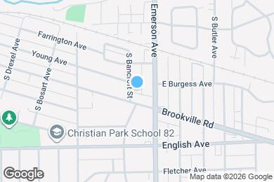 Map image of the property - 367 S Bancroft St