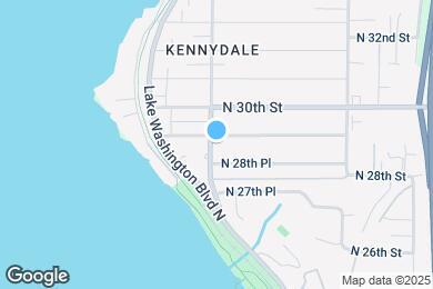 Map image of the property - 2820 Burnett Ave N