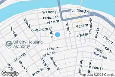 Map image of the property - 116 W 3rd St