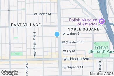 Map image of the property - 916 N Ashland Ave