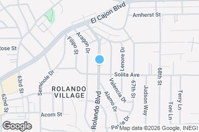 Map image of the property - 4725 Rolando Blvd