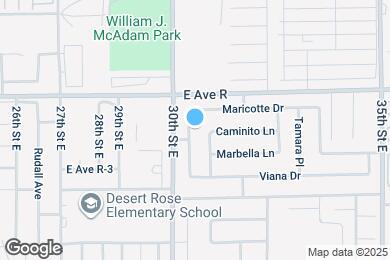 Map image of the property - 37916 San Carlos Way