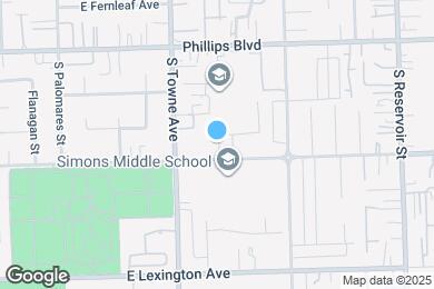 Map image of the property - 871 E Franklin Ave