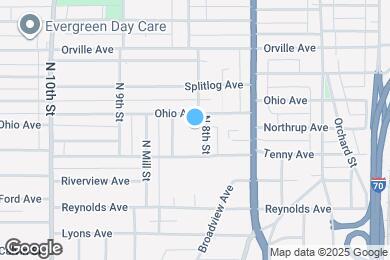 Map image of the property - 242 N 8th St