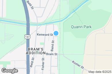 Map image of the property - 1805 Baird St