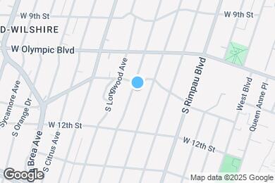 Map image of the property - 1112 S Tremaine Ave