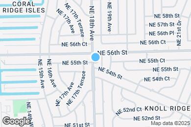 Map image of the property - 5510 NE 18th Ave