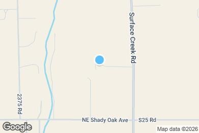 Map image of the property - 18487 Surface Creek Rd