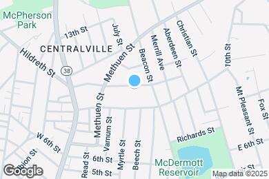 Map image of the property - 105 11th St